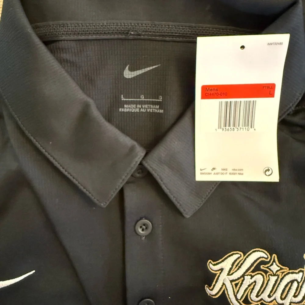 UCF Knights Nike black polos - Picture 2 of 4